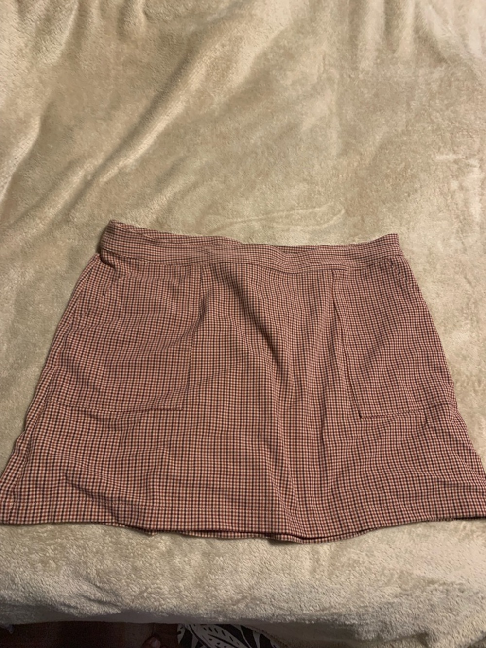 Target Red Gingham Mini Skirt